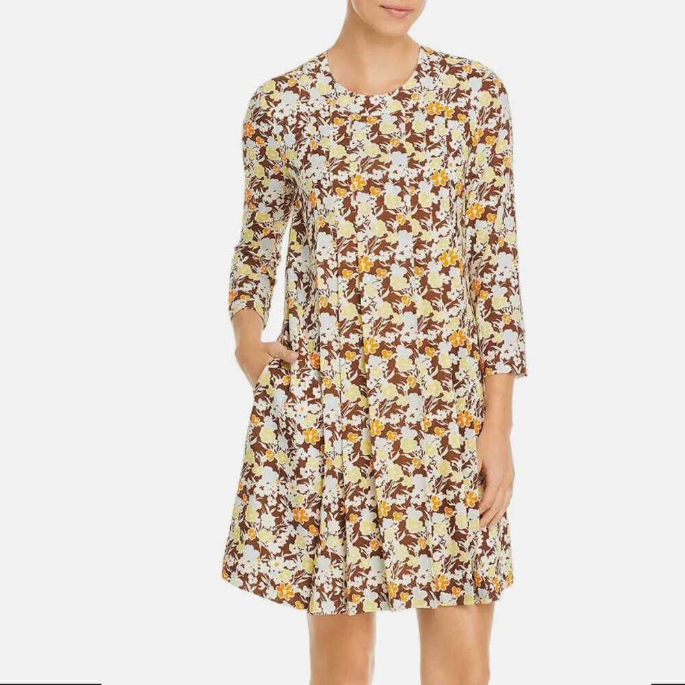 New Tory Burch Silk Wool Challis Short Dress In Reverie. Sz: 2